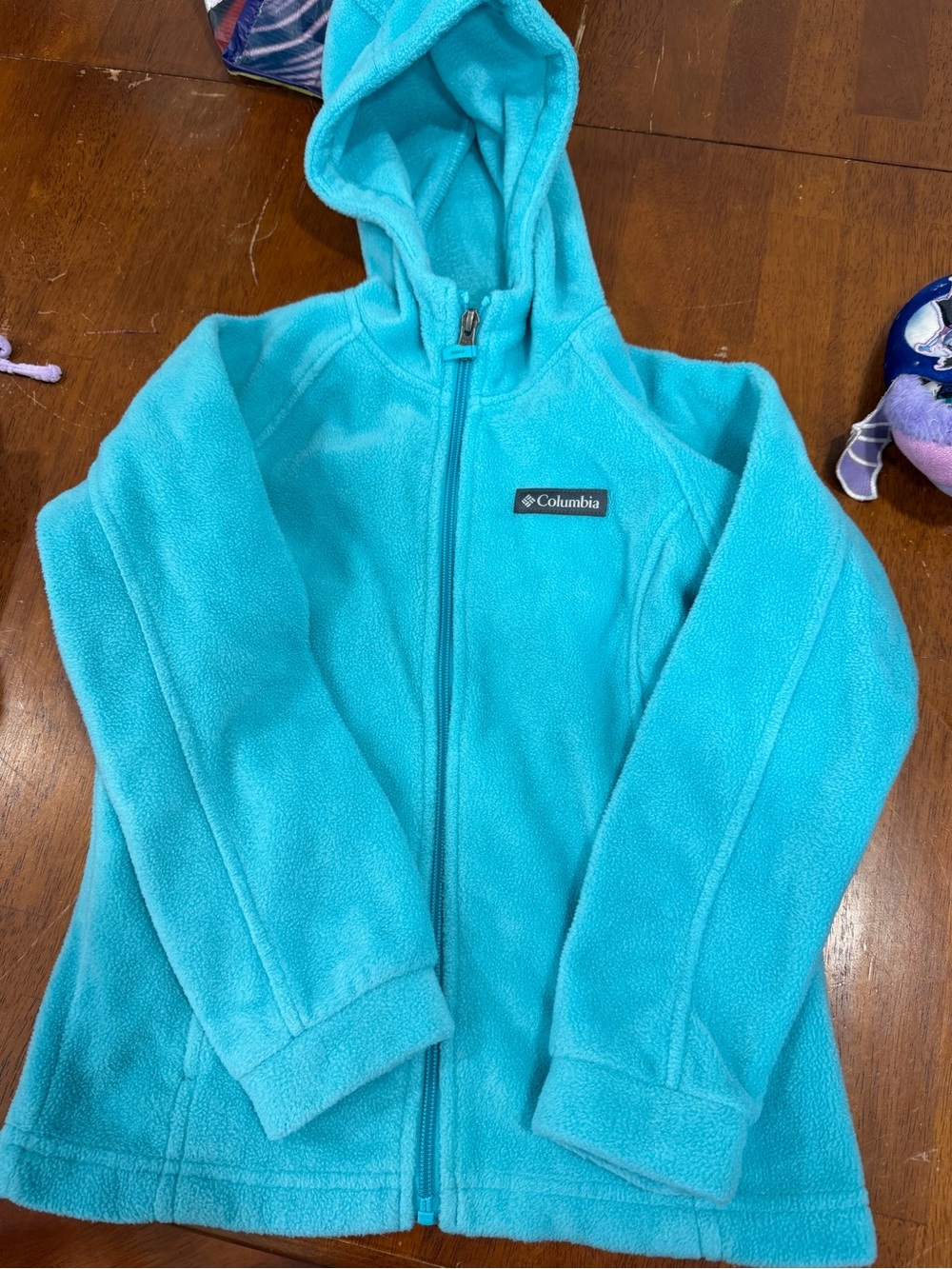Columbia Girls' Turquoise Fleece